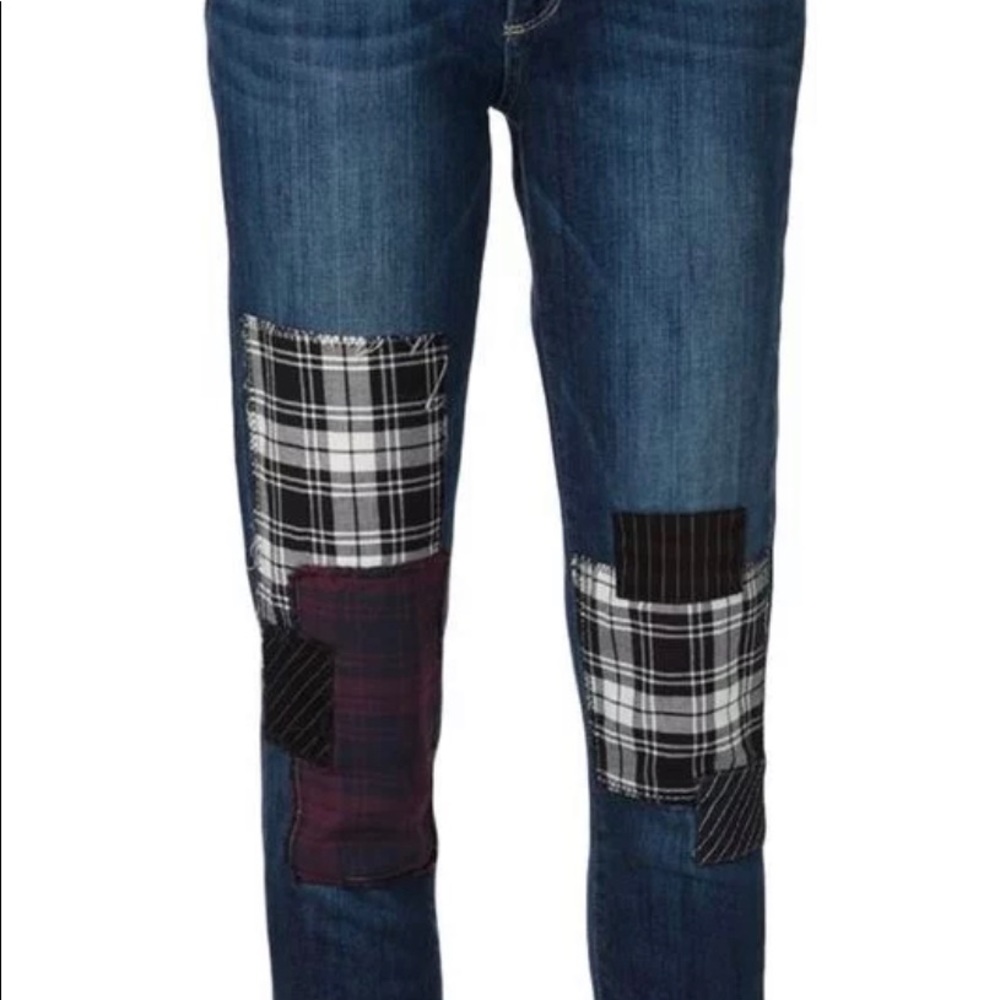 Paige patched jeans